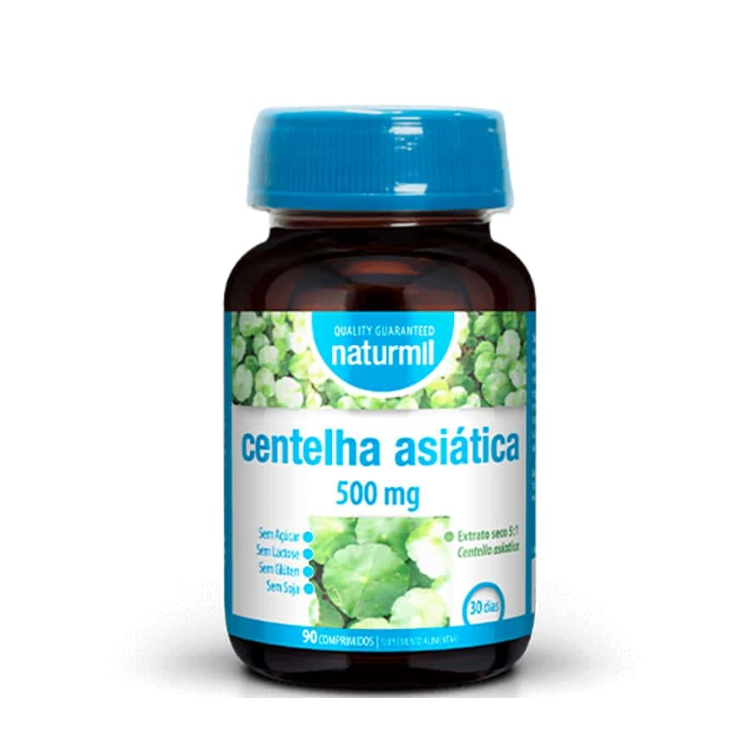 Centelha Asiática 500mg - 90 Comprimidos Naturmil