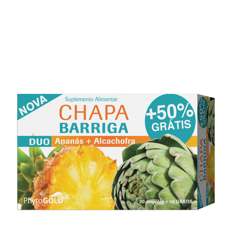 Chapa Barriga Duo 20+10ampolas x 10ml Phytogold