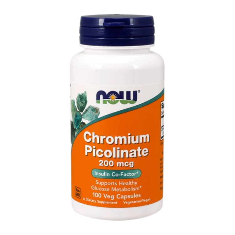 Chromium Picolinate 200mcg - 100 Cápsulas Now