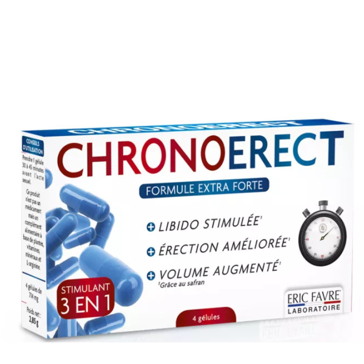 ChronoErect - 4 Cápsulas Eric Favre