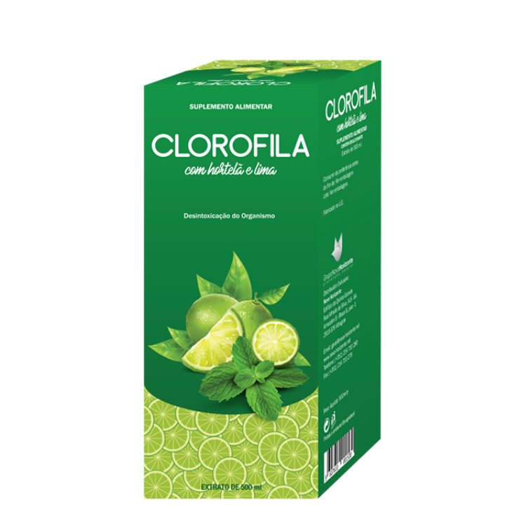Clorofila c/ hortelã pimenta 500ml