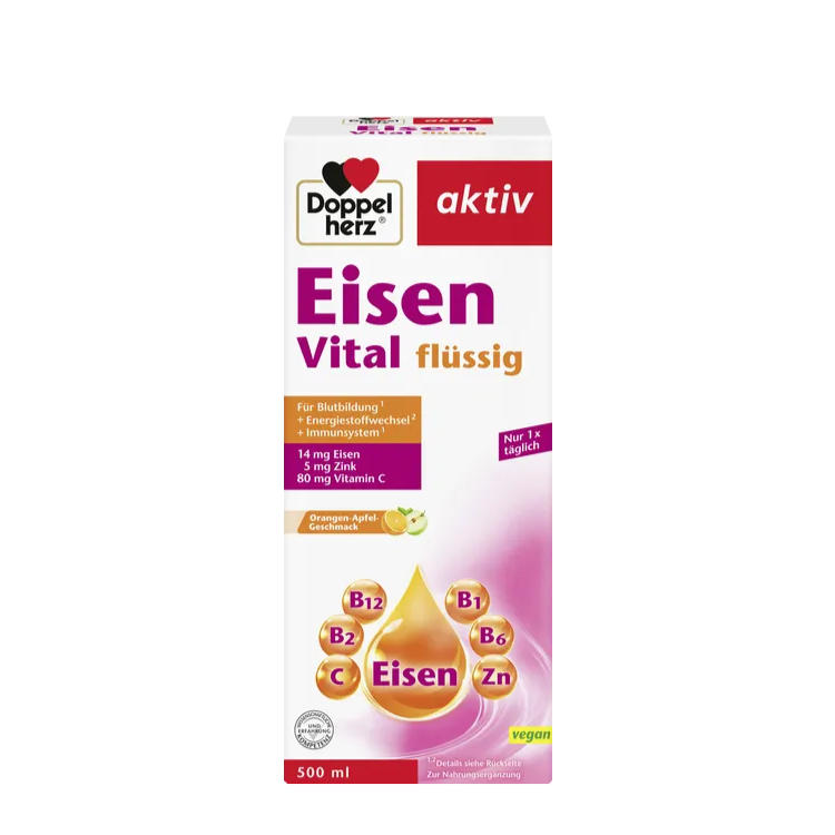 Eisen Vital Flussig – 500ml – Doppelherz aktiv