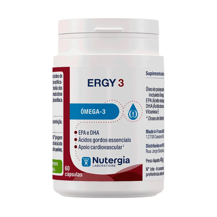 Ergy 3  omega 3 - 60 capsulas Nutergia