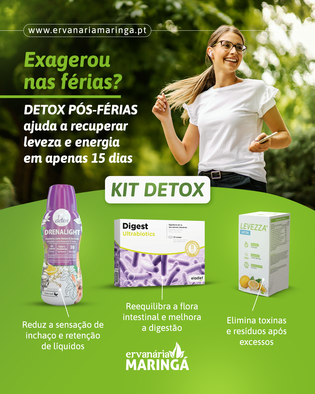 Pack Detox Pós-Férias – Digestão, Drenagem e Leveza - imagem 2