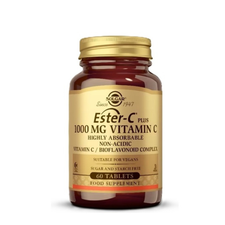 Ester-C Plus Vitamina C 1000mg - 60 Comprimidos Solgar