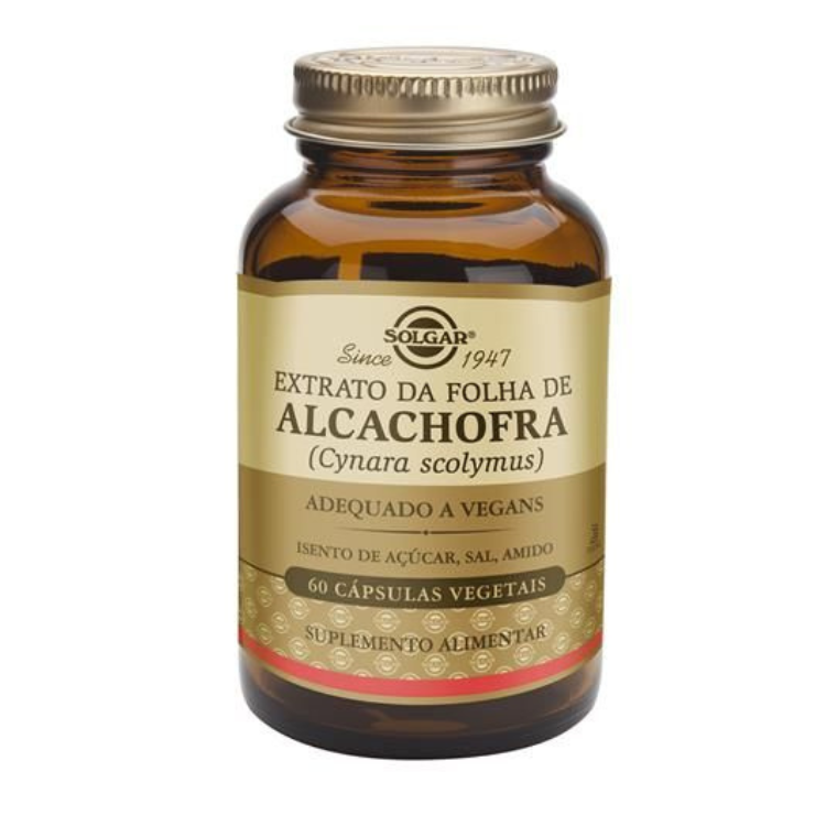 Extrato da Folha de Alcachofra 60 Cápsulas Solgar