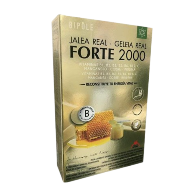 Geleia Real Forte 2000 - 20 ampolas Bipole
