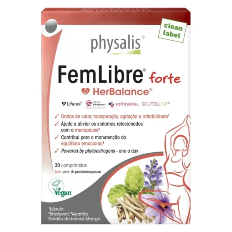 FemLibre forte HerBalance – 30 comprimidos – Physalis