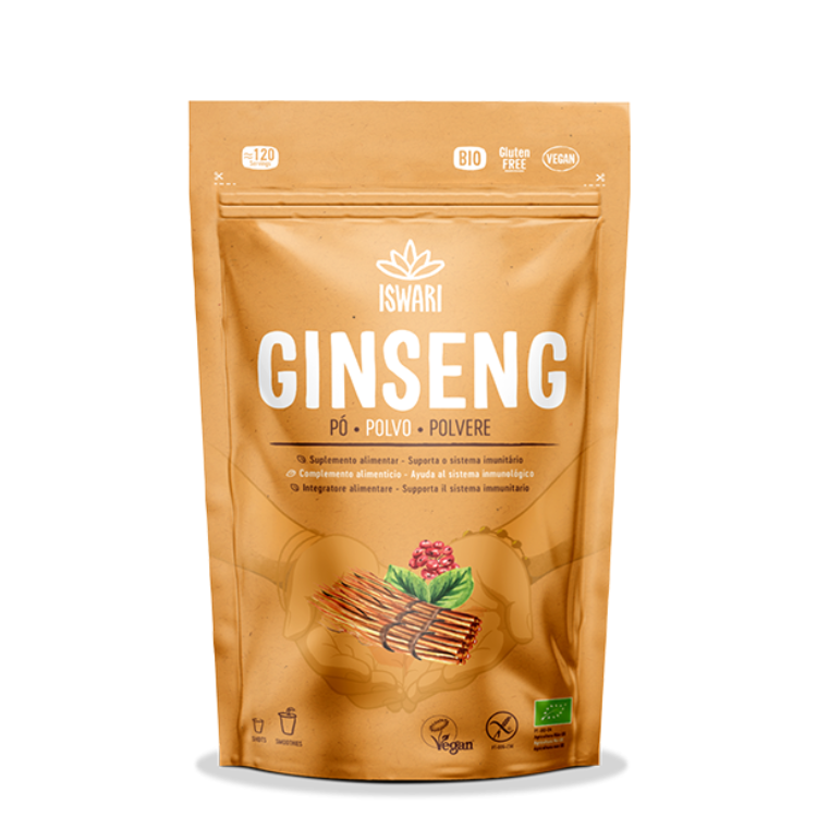 Ginseng Siberano em Pó 150gr Iswari