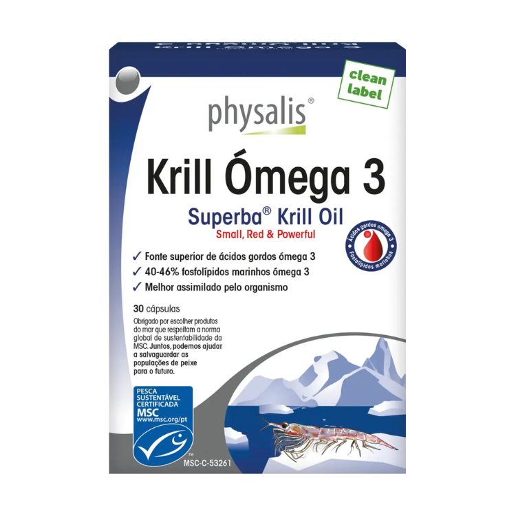 Krill Omega 3 - 30 caps Physalis