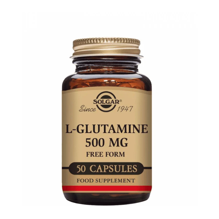 L-Glutamina 500mg - 50 Cápsulas Solgar