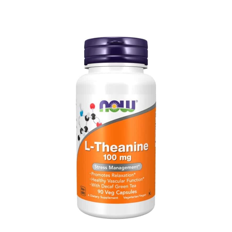 L-Theanine 100mg - 90 vcaps NOW