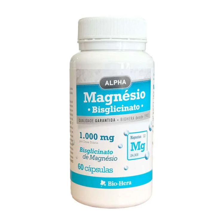 Magnésio Bisglicinato - 60 Cápsulas