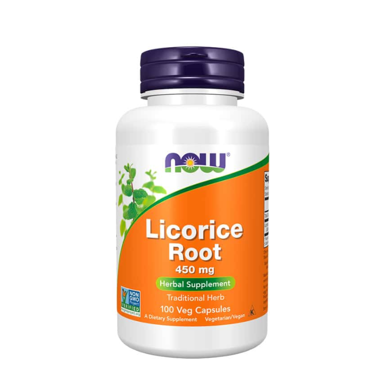 LICORICE ROOT 450mg - 100vcaps NOW