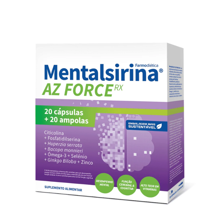 MENTALSIRINA AZ FORCERX 20 AMP + 20 CAPS