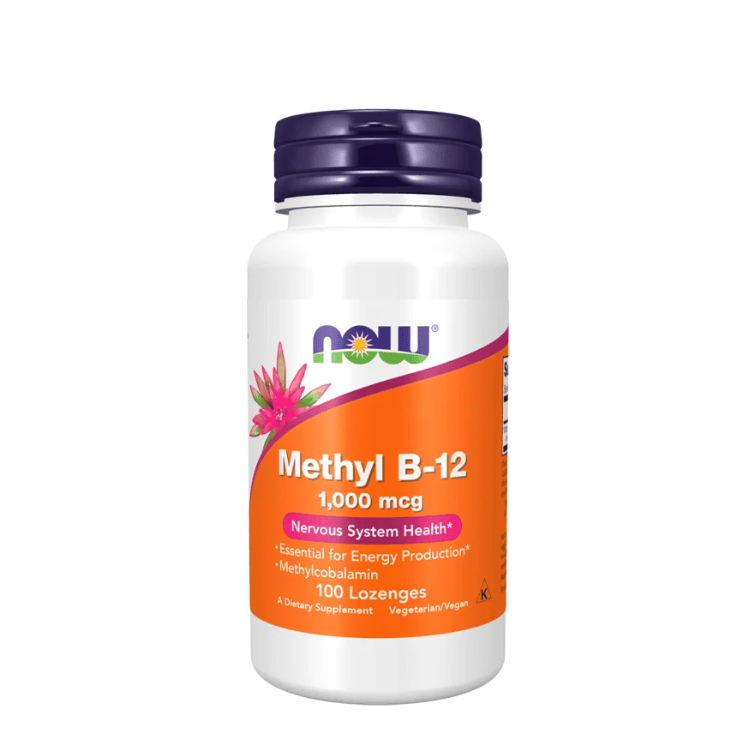 Methyl B-12 1000mcg - 100 Losangos Mastigáveis Now