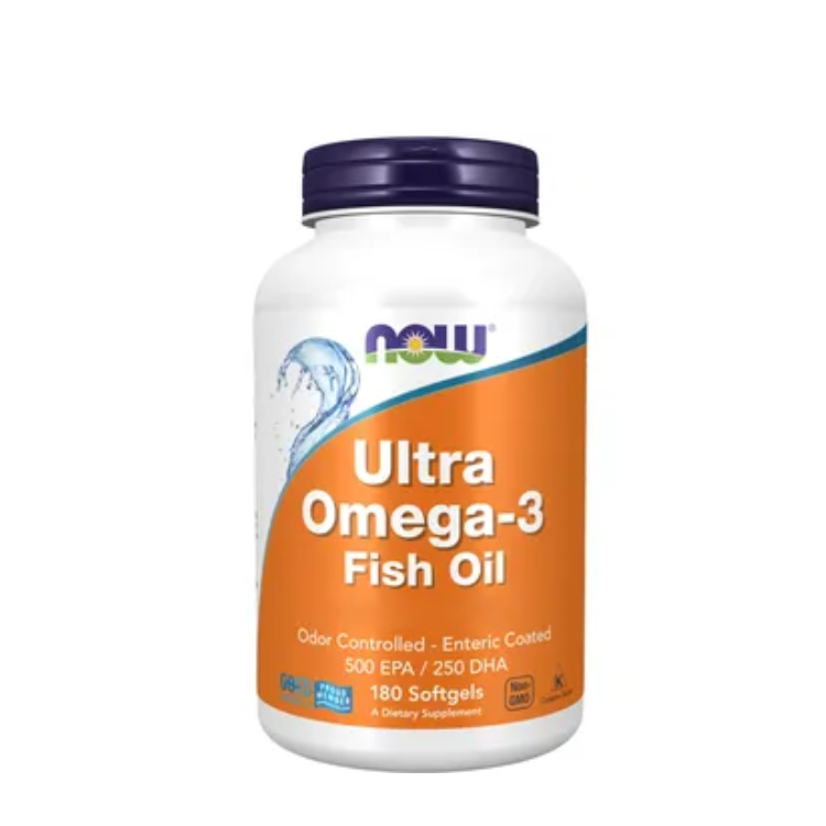 Now Ultra Omega 3 500EPA/250DHA - 180caps.