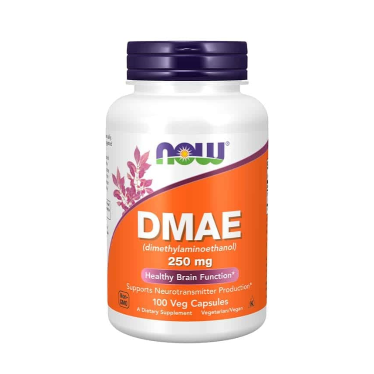 DMAE 250mg - 100 Cápsulas Now