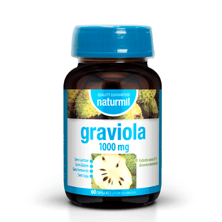 Graviola 1000mg - 60 capsulas Naturmil