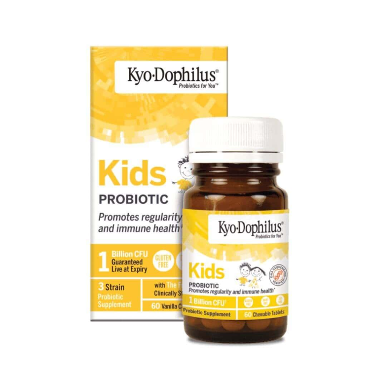 Kyo Dophilus Kids sabor baunilha - 60 tab mastig. kyolic
