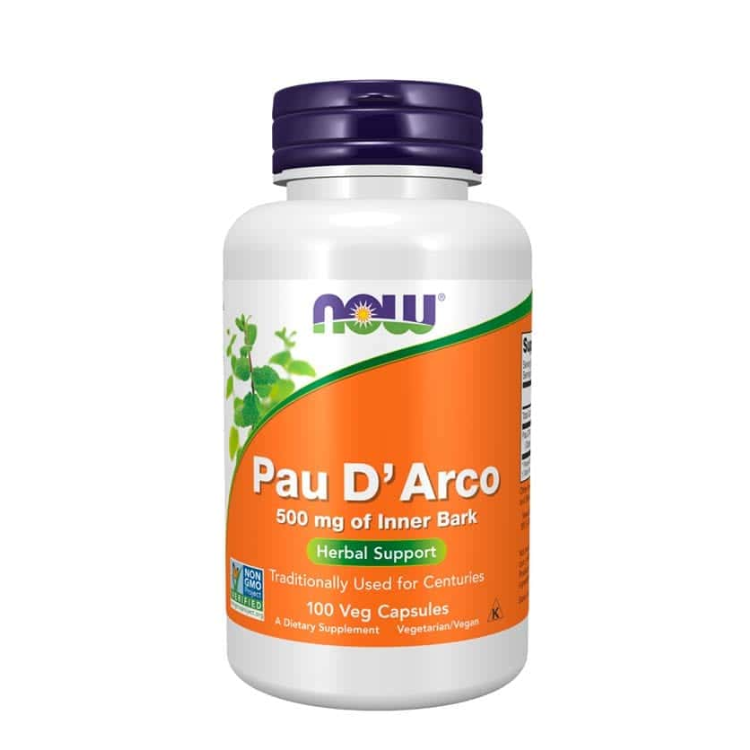 PAU DE ARCO 500mg 100 CAPSULAS NOW