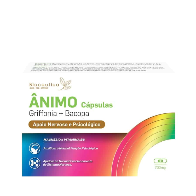 Ânimo Griffonia + Bacopa - 60 Cápsulas Bioceutica