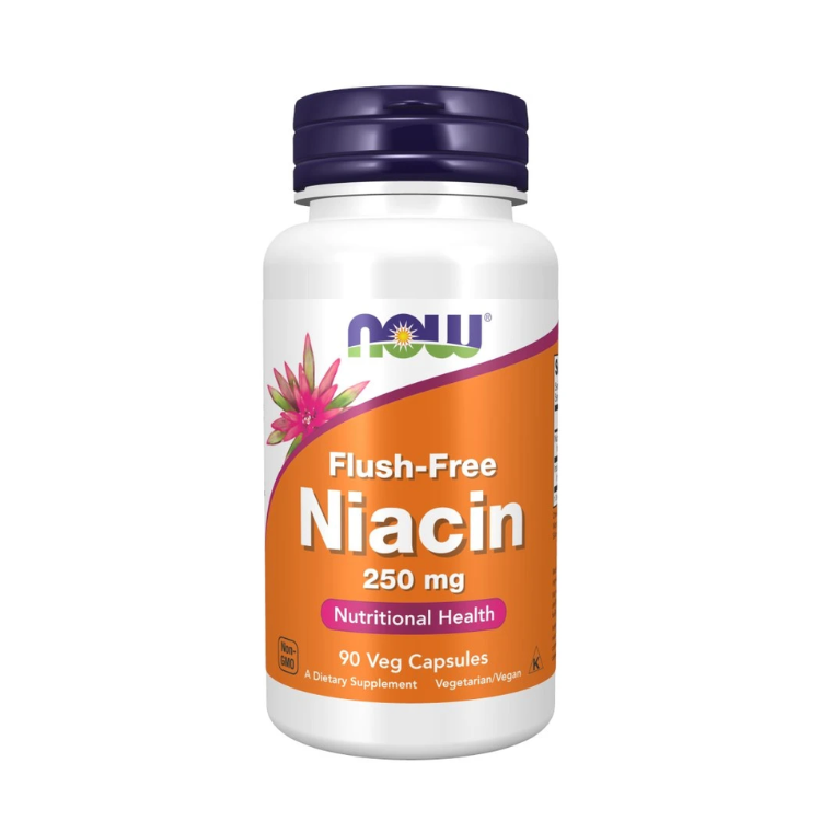 Niacin Flush Free 250mg - 90 Cápsulas Now
