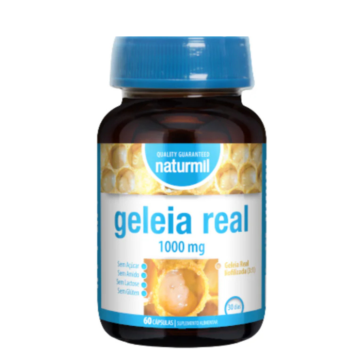 Geleia Real 1000mg - 60 Cápsulas Naturmil
