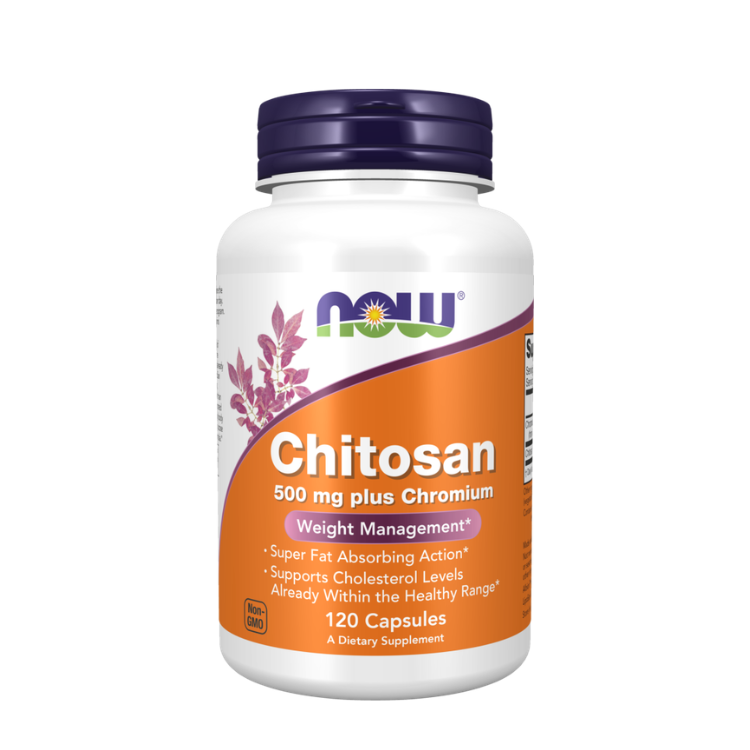 Chitosan Plus 500mg - 120 Cápsulas Now