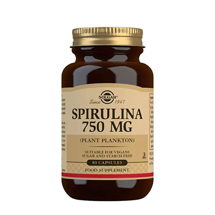 Espirulina 750mg 80 Cápsulas Solgar