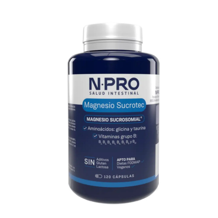 Magnesio Sucrotec, 120 Cápsulas – NPRO