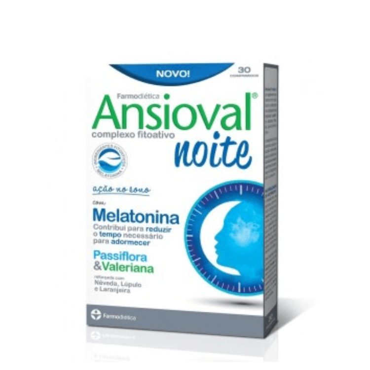 Ansioval Noite - 30 comprimidos Farmodietica