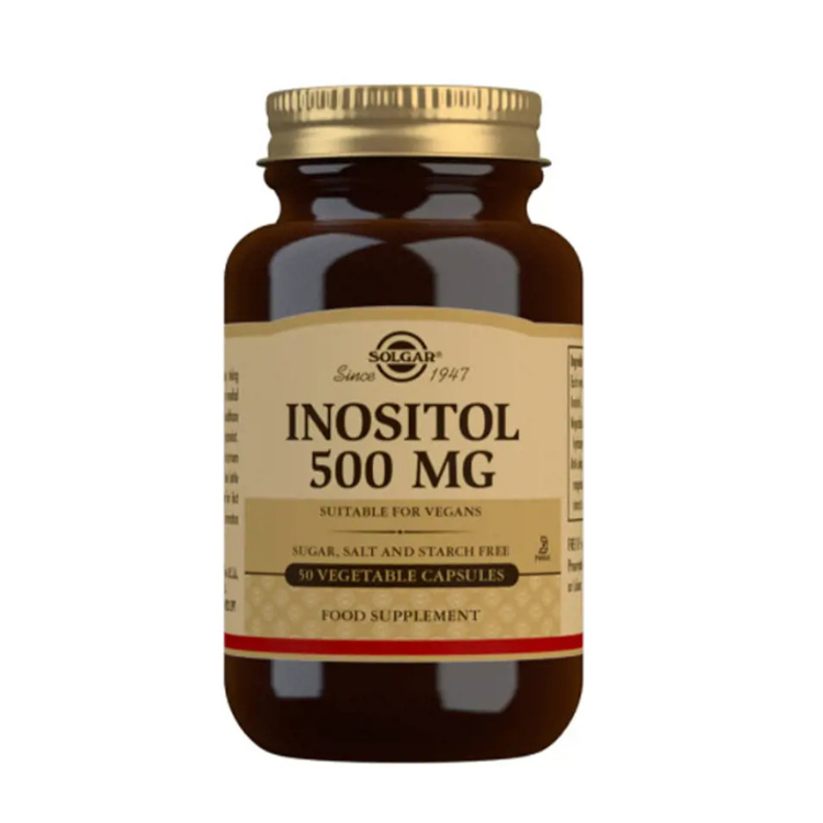 Inositol 500mg 50 Cápsulas Solgar