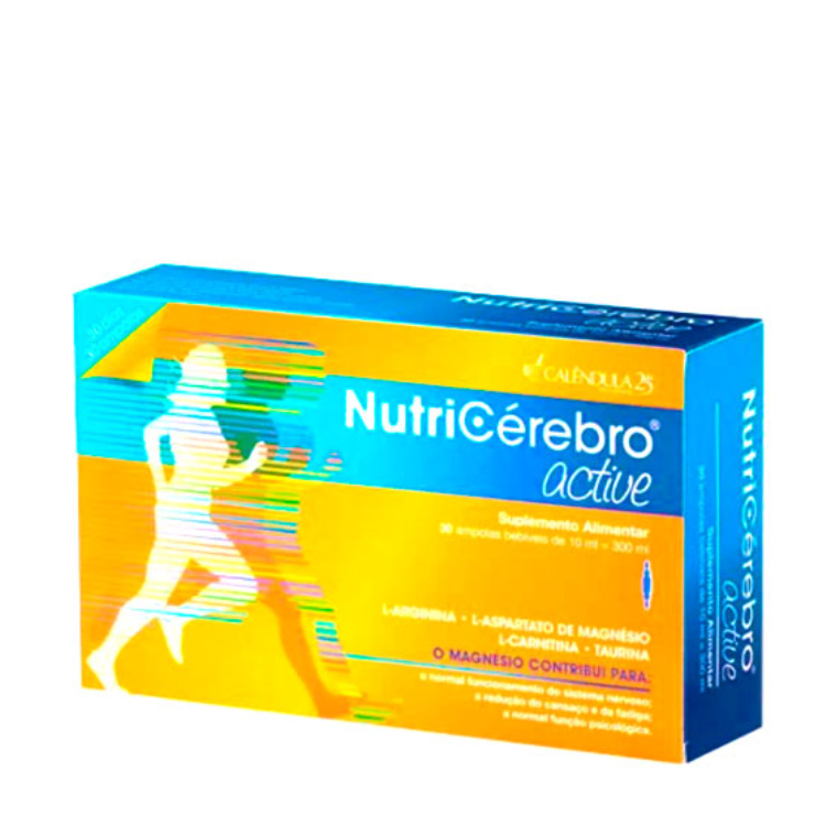 Nutricerebro Active - 30 ampolas Calendula