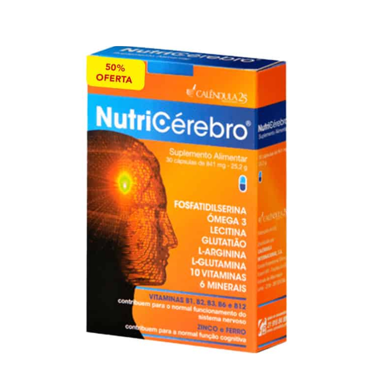 NutriCérebro - 30+15 Cápsulas Grátis Calendula