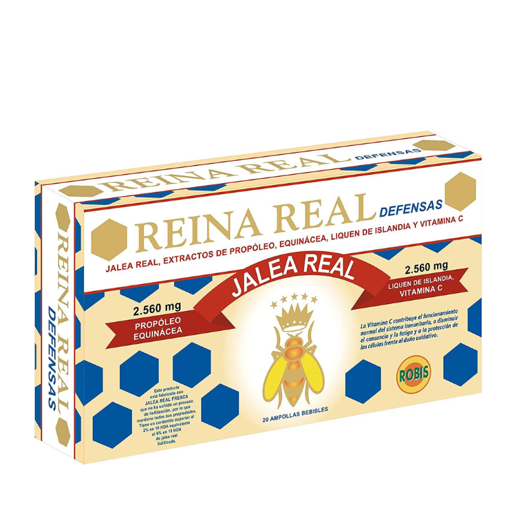 Reina Real Defensas 2560mg - 20 Ampolas Robis