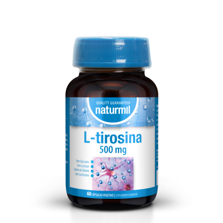 L-tirosina 500mg - 60 cápsulas