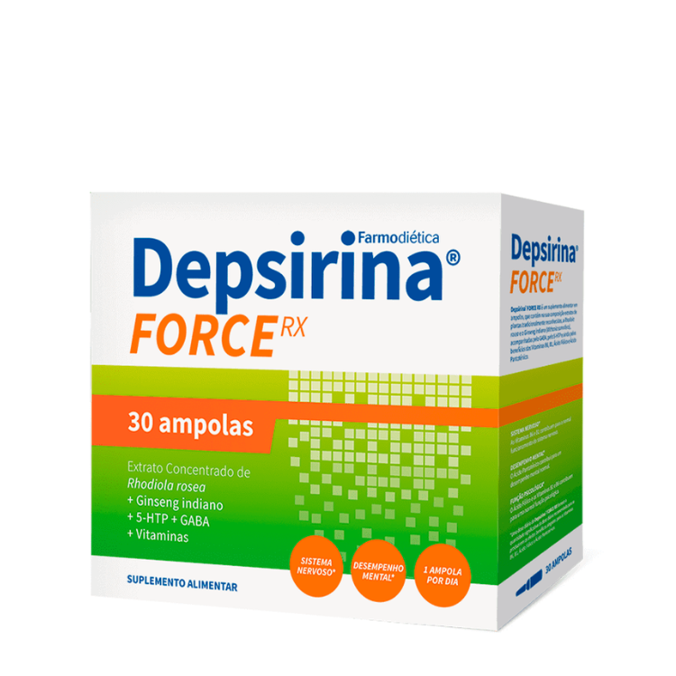 DEPSIRINA FORCE RX - 30 ampolas Farmodietica