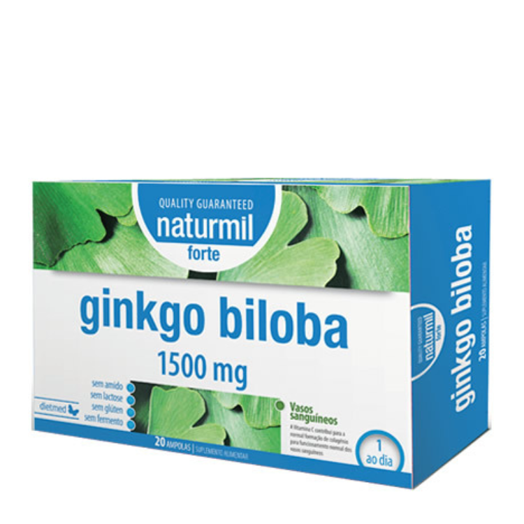 Ginkgo biloba 1500 mg 20 ampolas