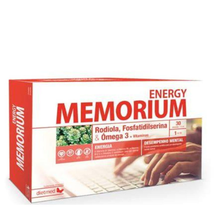Memorium Energy - 30 Ampolas Dietmed