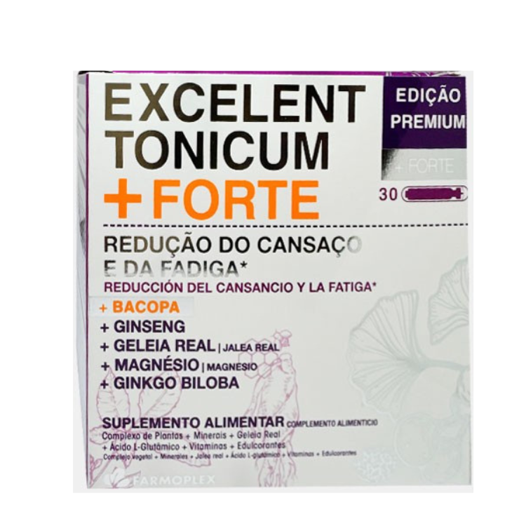 EXCELENT TONICUM + FORTE 30 AMPOLAS FARMOPLEX