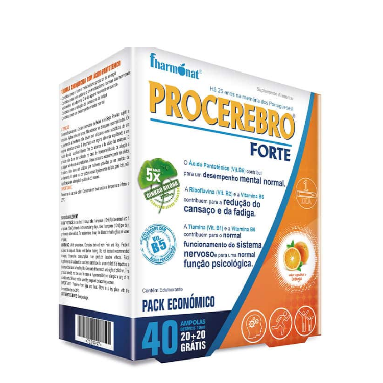 Procerebro Forte 20+20 Ampolas Fharmonat