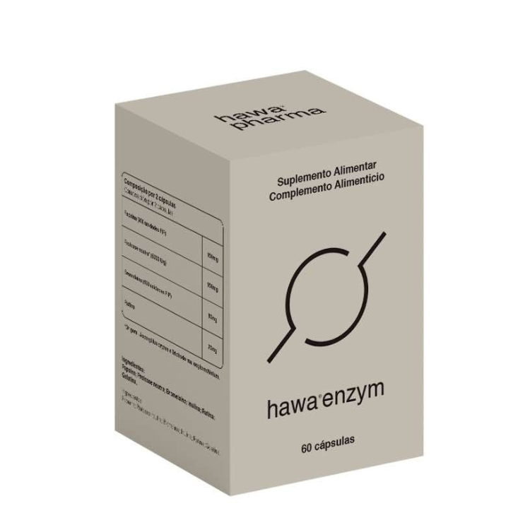 Hawa Enzym - 60 capsulas hawa pharma