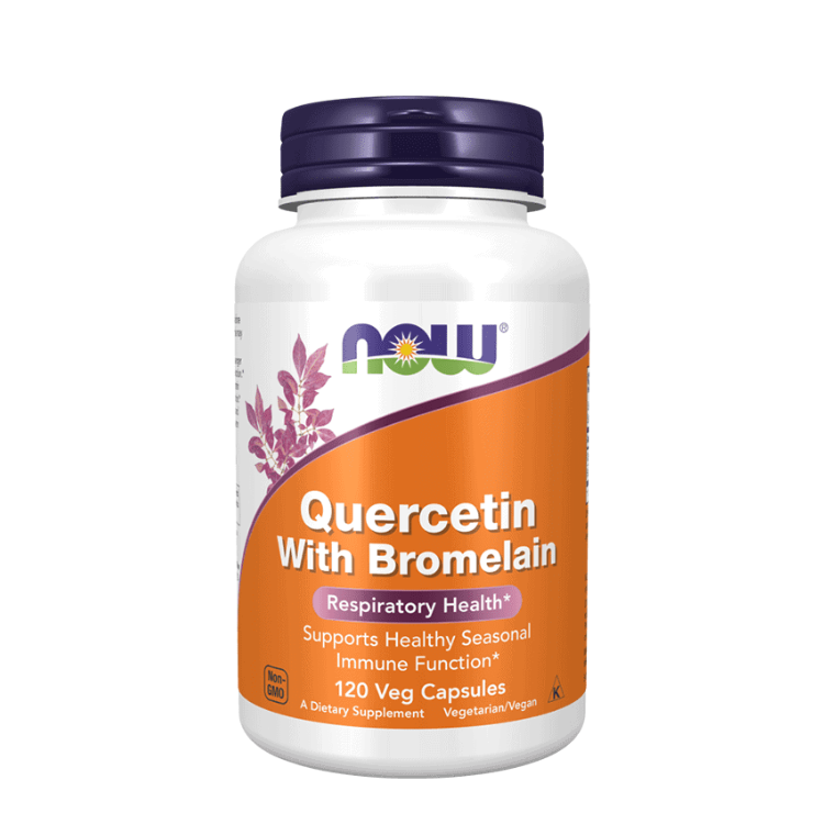 QUERCETIN with BROMELAIN - 120vcaps NOW