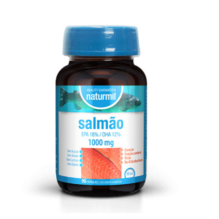 Salmão 1000mg - 90 Cápsulas Naturmil