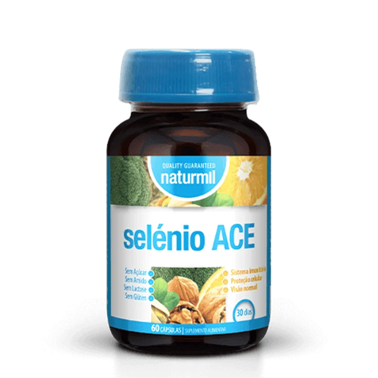 Selénio ACE - 60 Cápsulas Naturmil