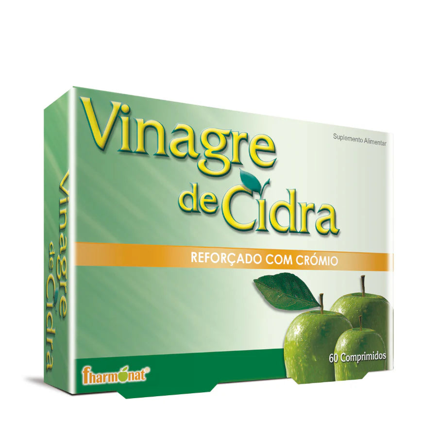 Vinagre de Cidra c/ cromio 60 comprimidos