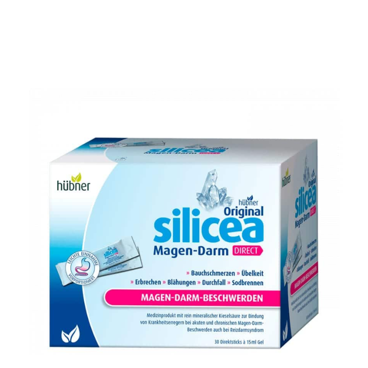 Silicea gel Gastrointestinal Direto 30 saq. Hubner