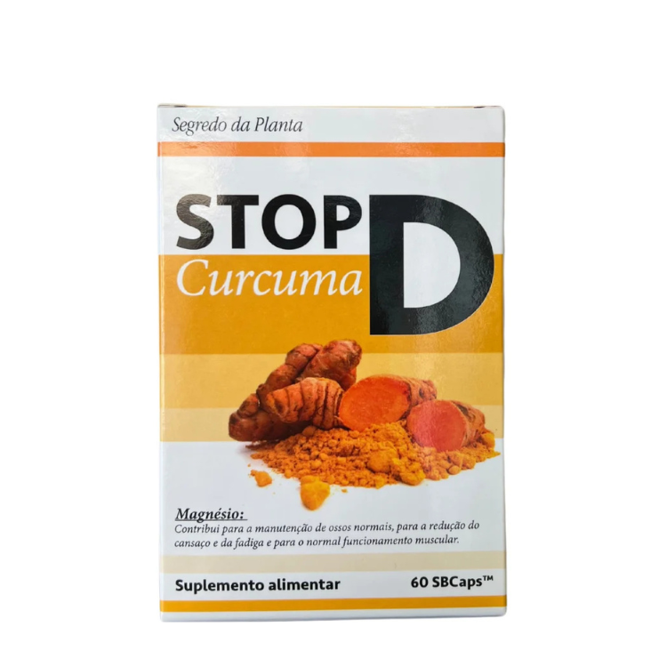 Stop D Curcuma - 60 Cápsulas Segredo da Planta