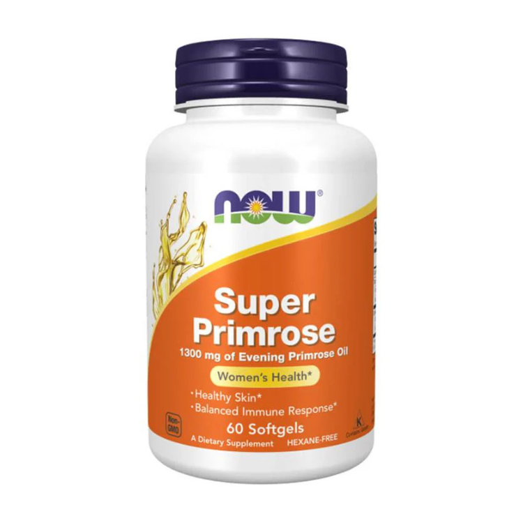 Super Primrose 1300mg - 60 Cápsulas Now